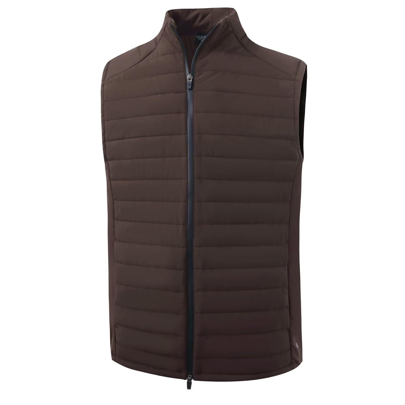 Cold front, warm welcome for Waterproof Lightweight Jacket — M Maelreg Mens Lightweight Puffer Vest Water-Resistant Winter Outerwear Full Zip Sleeveless Jacket for Outdoor Golf