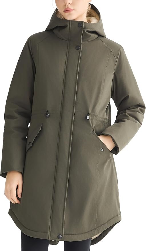 Cloudy with a chance of Jacket — Orolay CHOINE Women Winter Coat Thicken Fleece Lined Puffer Jacket