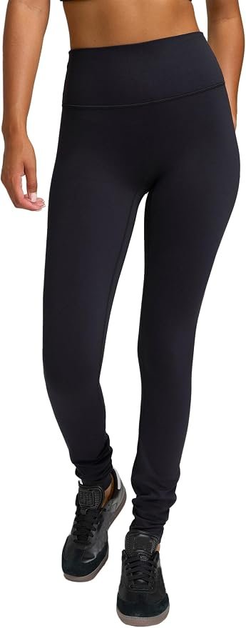 One errand, full fit check: Boat-Neck T-Shirt — Awwena Women's High Waisted No Front Seam Thick Yoga Leggings 28'' Buttery Soft Squat Proof Gym Athletic Workout Pants