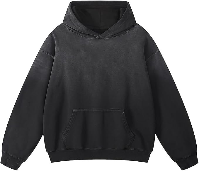 Mirror said keep the big hoodie — Blecidens Oversized Acid Wash Hoodie Sweatshirt for Unisex,Heavyweight Vintage Cotton Pullover Streetwear