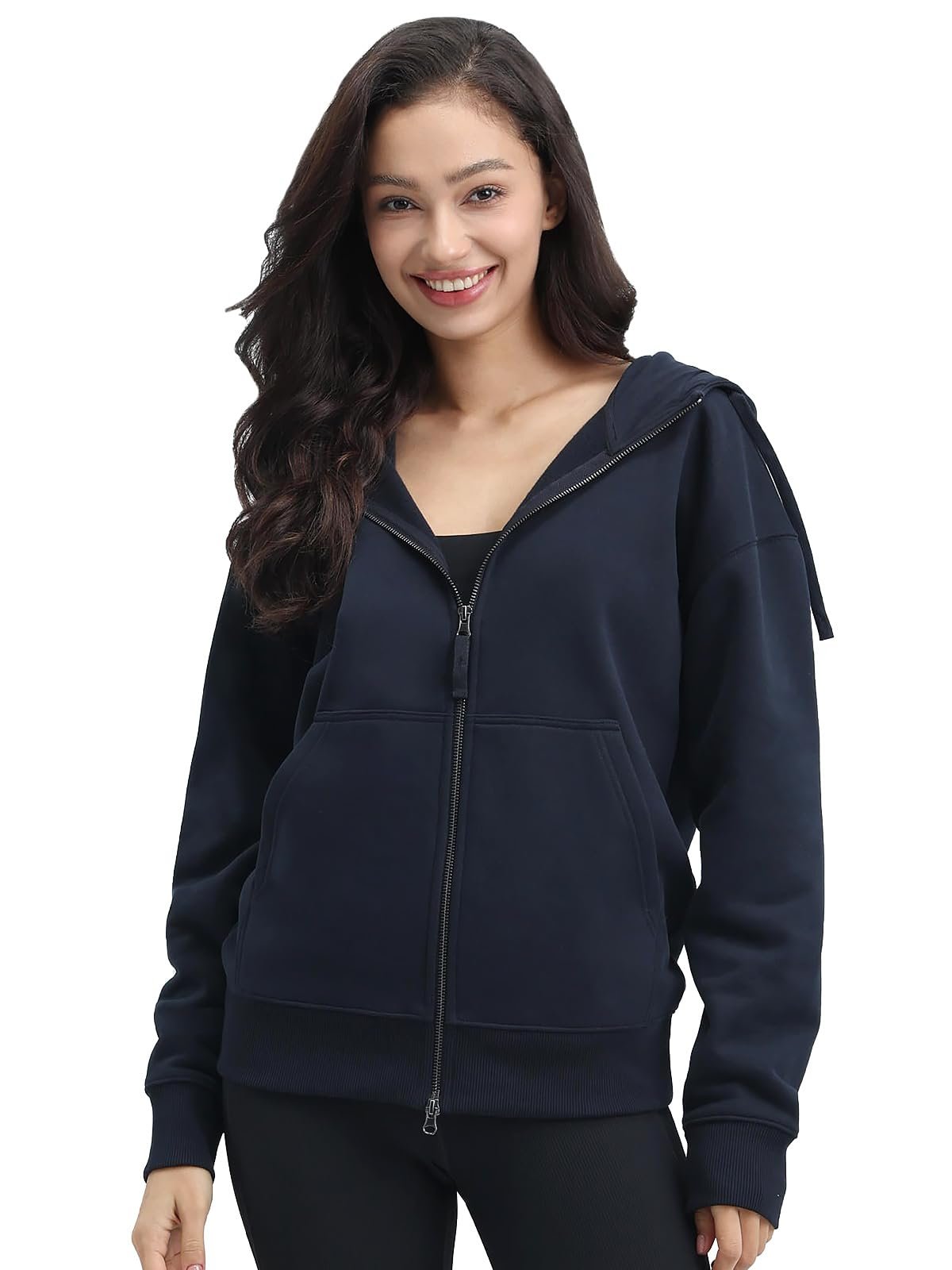 A quick cameo from Hoodie — Mega Tshop Heavyweight Fleece Two-Way Zip Up Hoodie
