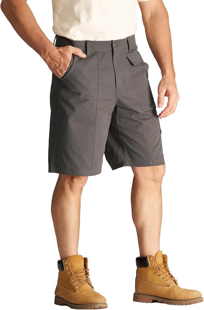 Shorts and Shorts made getting dressed suspiciously easy — Chronoline Men's Cargo Shorts Cotton Workwear Utility Carpenter Outdoor