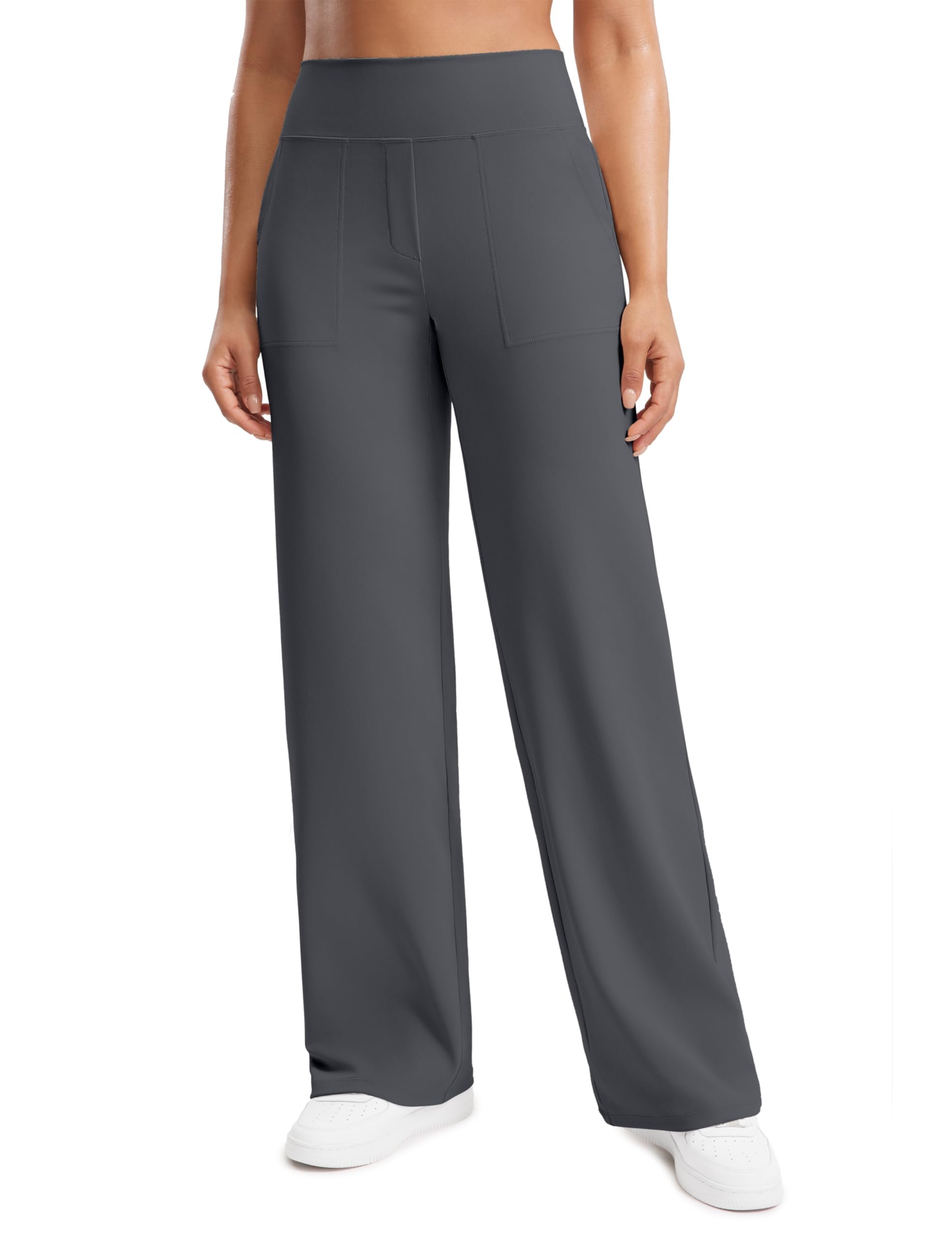 I wore Sweatshirt; the day developed a personality — Poshdivah Wide Leg Pants for Women 29