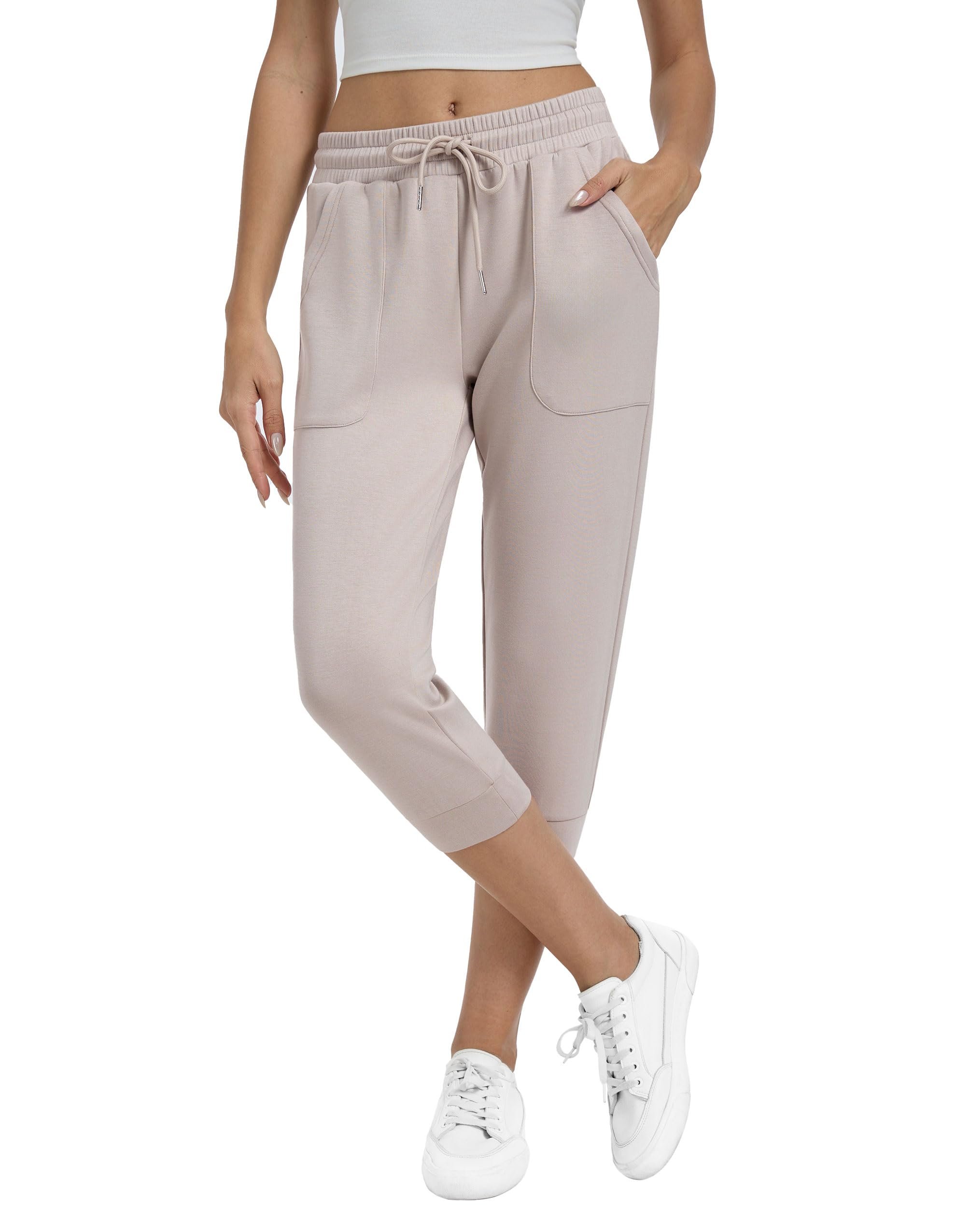 Today's forecast calls for Jacket — Specialmagic Women's Capri Sweatpants Scuba Joggers