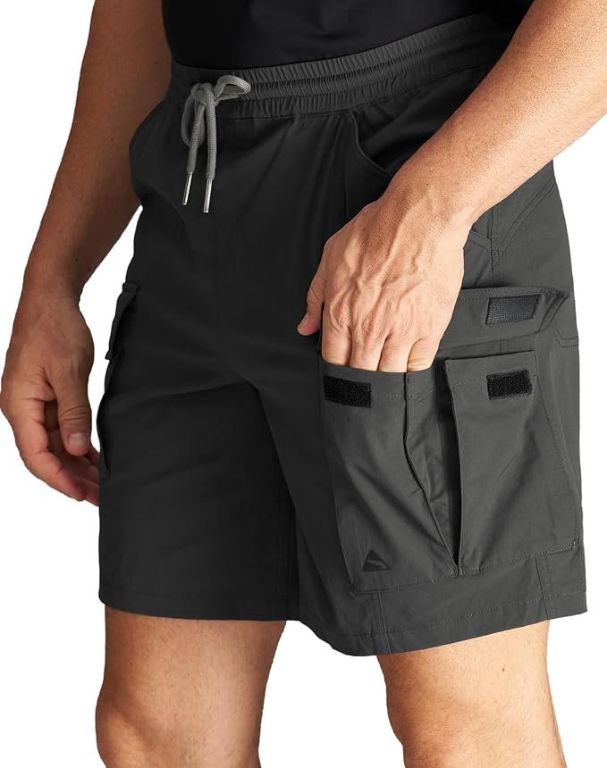 A little shade, a lot of Lightweight Top — Chronoline Men's Hiking Shorts Lightweight Quick Dry Athletic Cargo Shorts