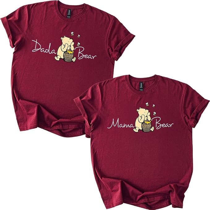 Sun out, T-Shirt on — Lizy Tee Mama Bear Dada Bear Tee T-Shirt Shirt Honey Bear Family Matching Unisex Gift (Single Item)