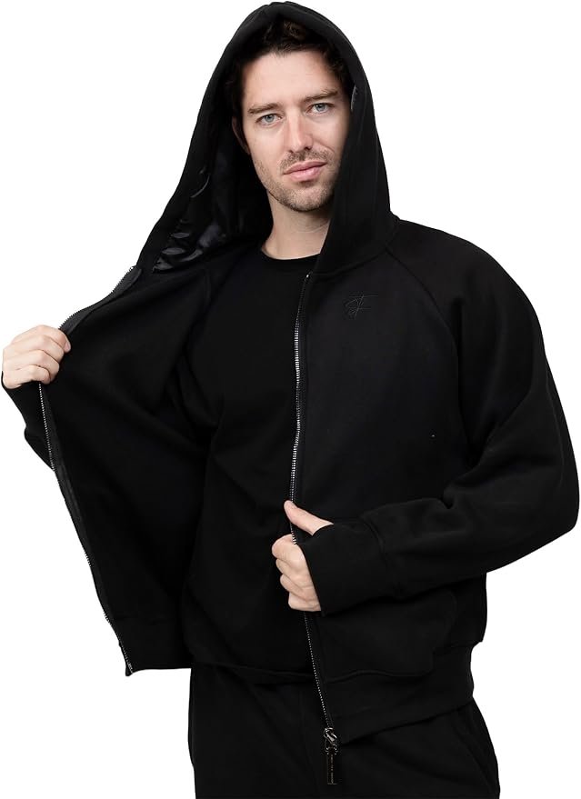 This hoodie doesn't need matching sweatpants — Free The Sheep Aether Jacket | Sensory Friendly Lightweight Jacket with Cooling Satin Hood | Ultra Soft Unisex Hoodie