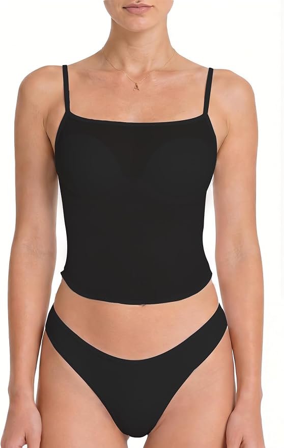 Building today's look from Cropped Tank Top outward — Haul Official, Sheer Tank Top for Women See Through Y2K Cropped Camisole