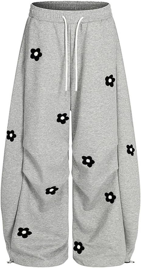 Closet called. Top picked up — Cufezn Women's Baggy Sweatpants Wide Leg Barrel Lounge Pants with Pockets