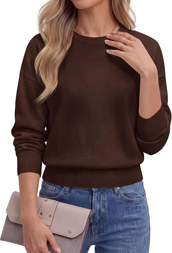 Getting the proportions right with Top — Prettygarden Womens Crewneck Long Sleeve Fall Sweaters