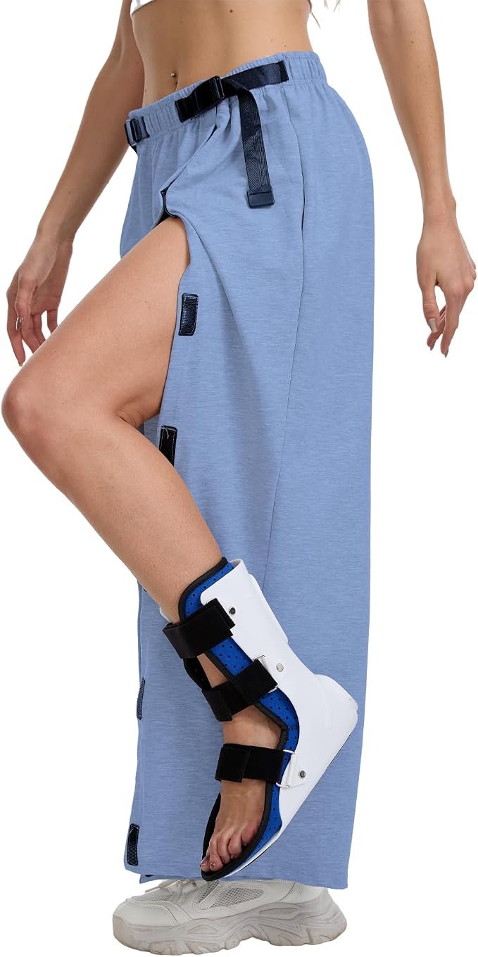 Styling Top for a midday look — Caranxtex Tear Away Pants for Women Post Surgery 2 Side Velcros Sweatpants