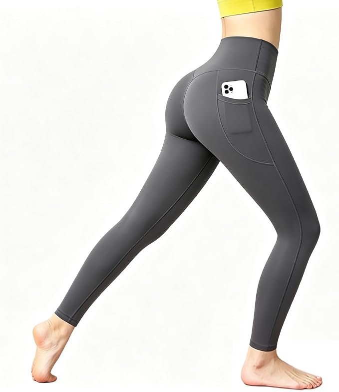One errand, full fit check: Shorts — Zulk Workout Leggings with Pockets for Women Tummy Control Yoga Pants