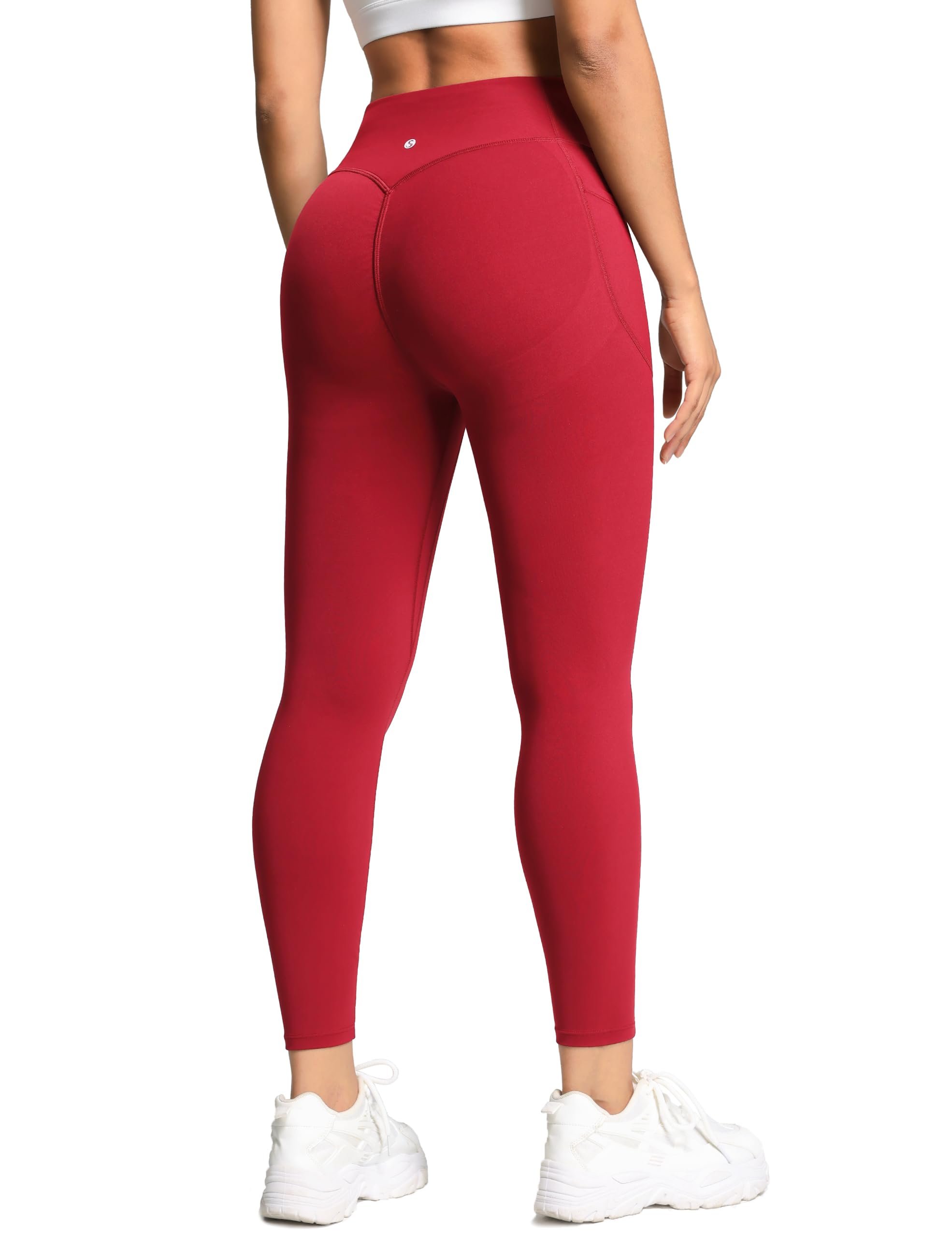 Today's forecast calls for Shirt — Sogetdo Athletic Leggings with Pockets Butt Lifting 25