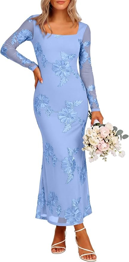 Small plans, strong opinion from Dress — Caracilia Women Fall Bodycon Wedding Guest Cocktail Maxi Dresses 2026