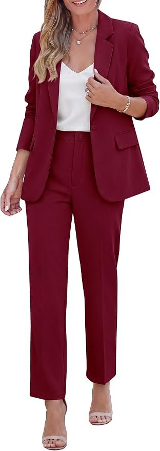 The late-night outfit that began with Pants — Prettygarden Two Piece Sets for Women Dressy Pant Suits