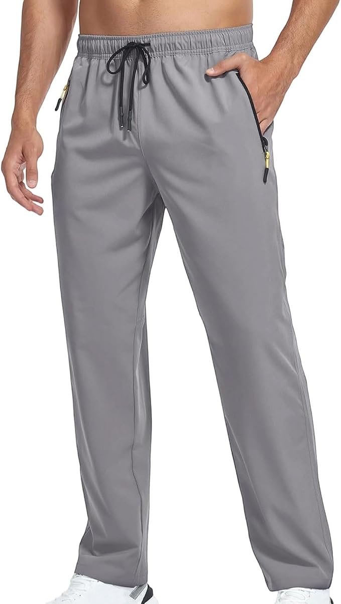 Zipper pockets carry this whole outfit — Xijieniud Hiking Pants Men Lightweight with Zipper Pockets,Fall Outfits