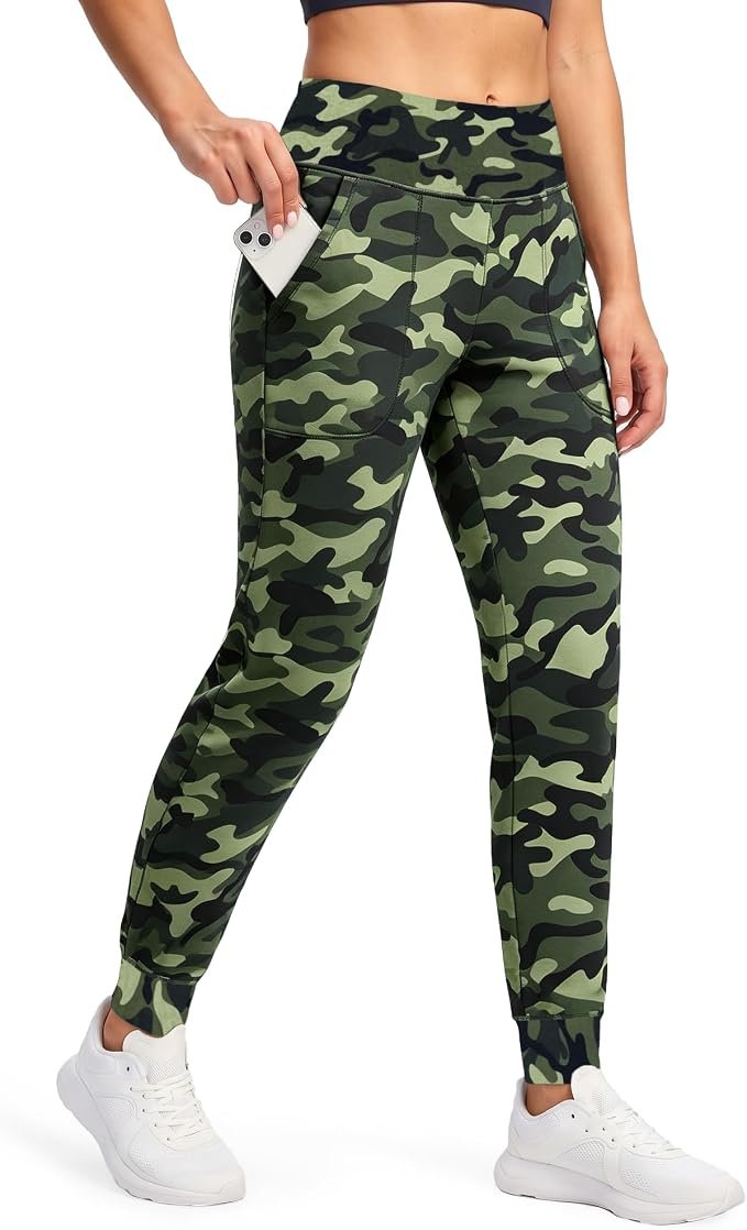 A well-suited punchline featuring Square-Neck Shirt — Campsnail Sweatpants for Women - Track Pants with Pockets High Waisted Joggers