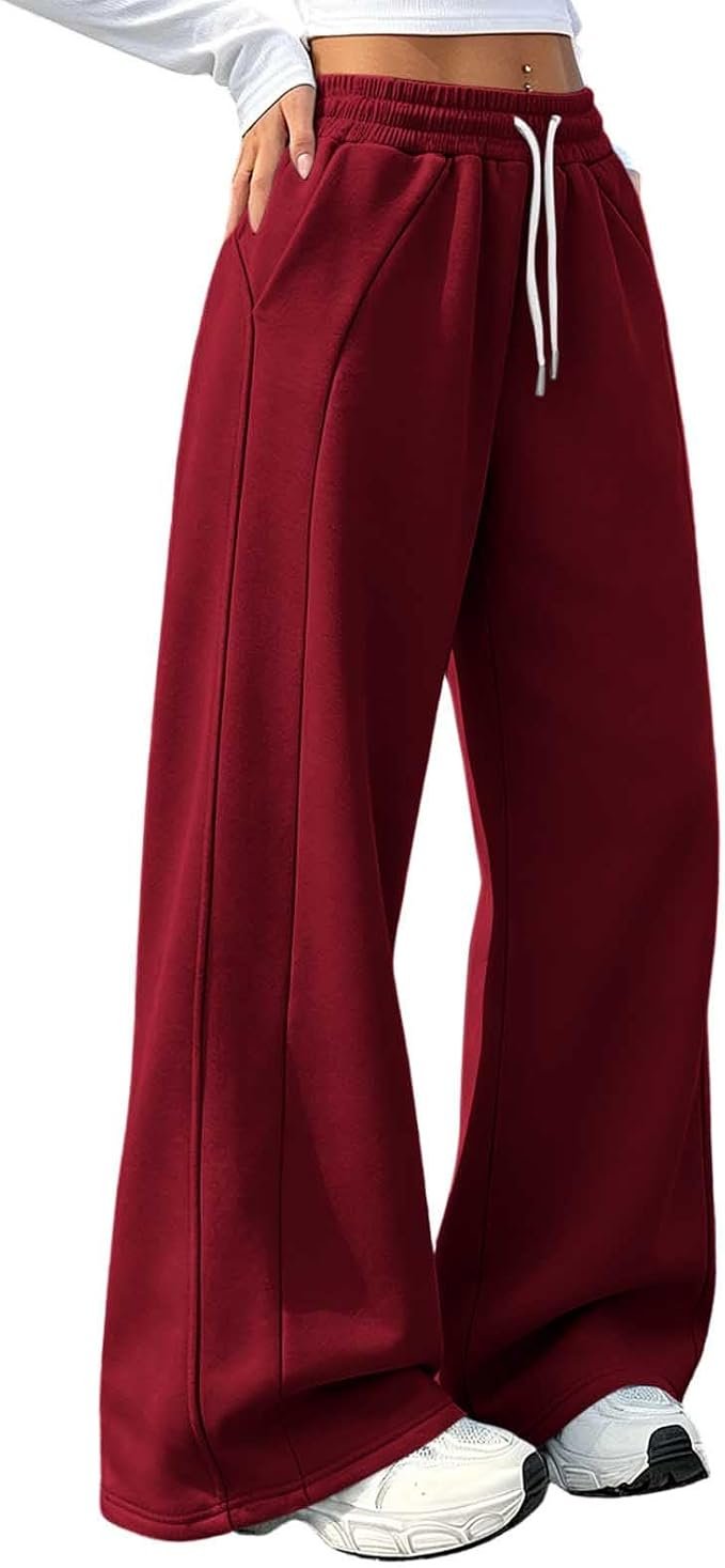 The schedule said casual; Sweatshirt heard camera-ready — Yulinyeah Sweatpant Women,Womens Wide Leg Sweatpants