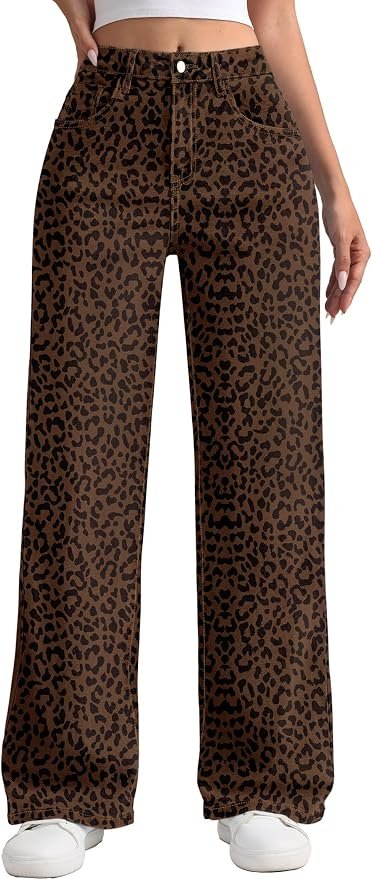 Sun out, Shorts on — Iwh Straight Leg Jeans for Women High Waisted Stretchy Wide Leg Denim Pants