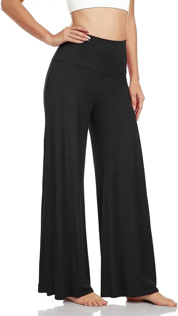 The everyday outfit that began with Shirt — Xijieniud Wide Leg Yoga Pants for Women Pull On,Fall Winter Outfits