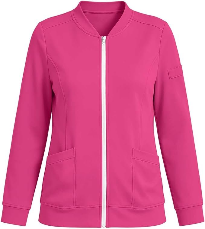 Jacket have me hemming and hawing — Xijieniud Scrub Jackets for Women Long Sleeve,Fall Winter Outfits 2026