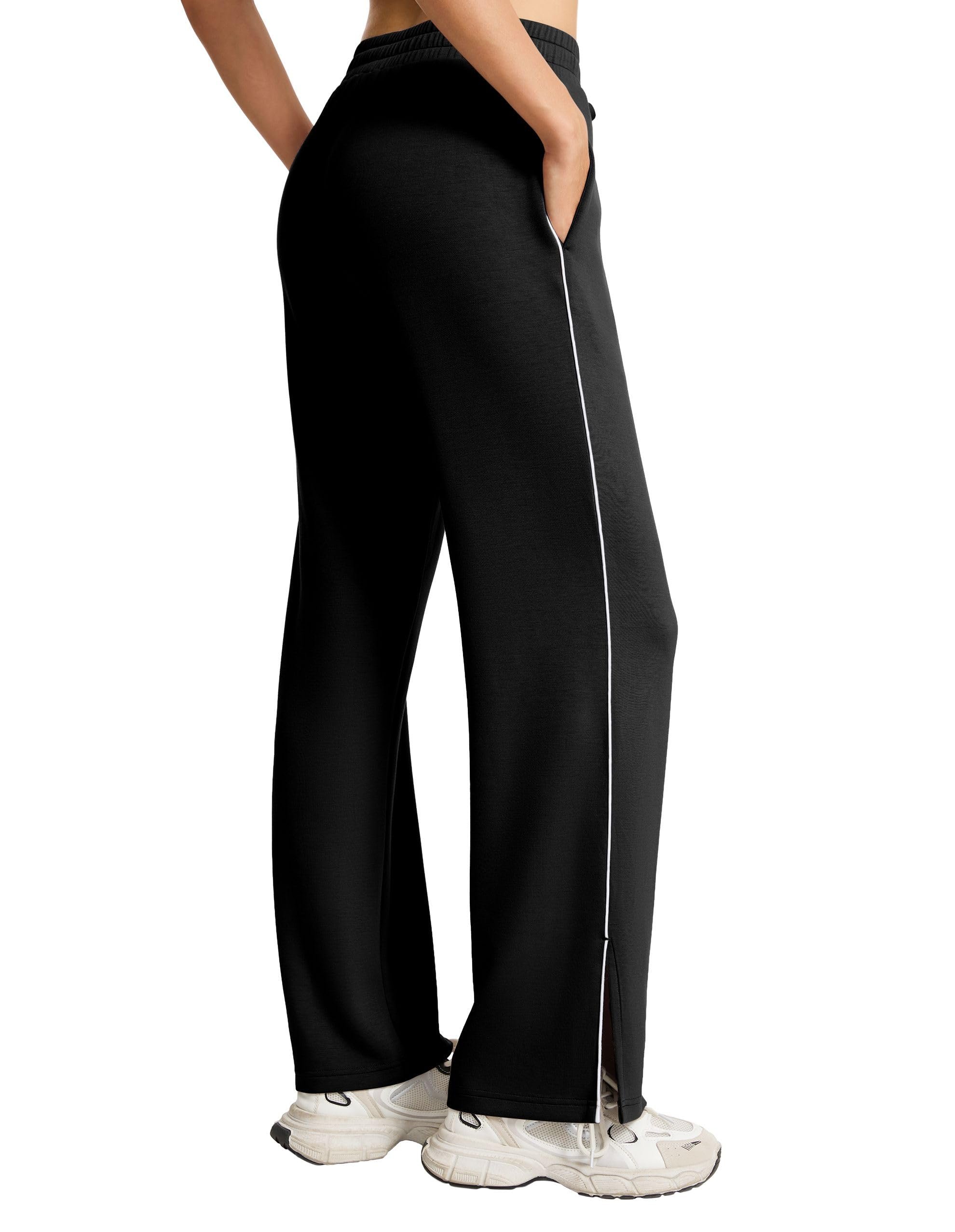 Styling Lightweight Dress for a midday look — Specialmagic Women's Straight Leg Pants Contrast Piping