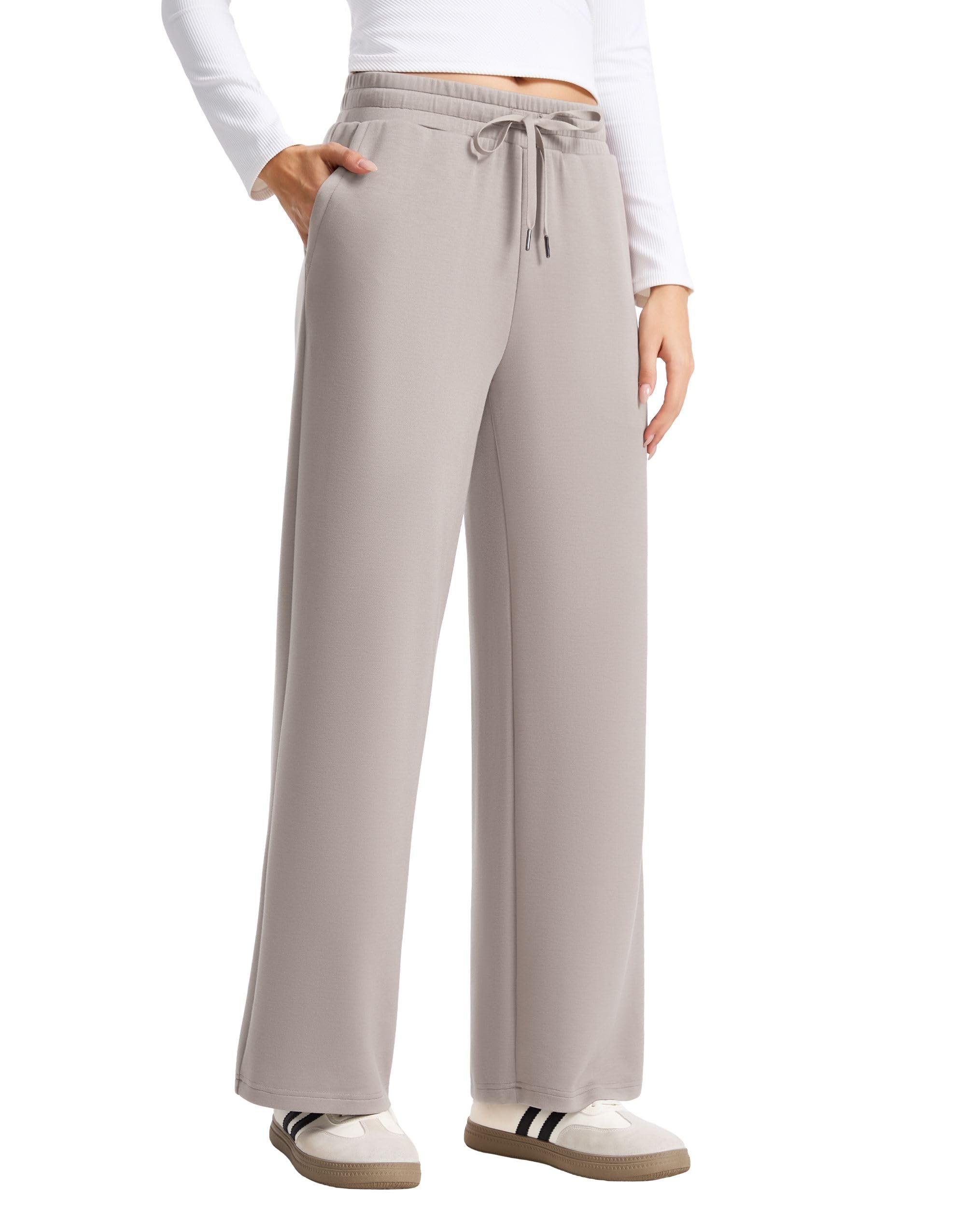 Jacket made a regular day look interesting — Specialmagic Women's Wide Leg Pants Casual Lounge Trousers