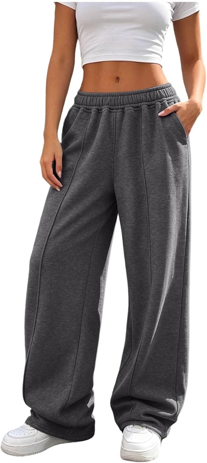 Closet called. Lightweight Sweatshirt picked up — Xijieniud Fleece Lined Sweatpants for Women Baggy High Waisted Straight Wide Leg 2026