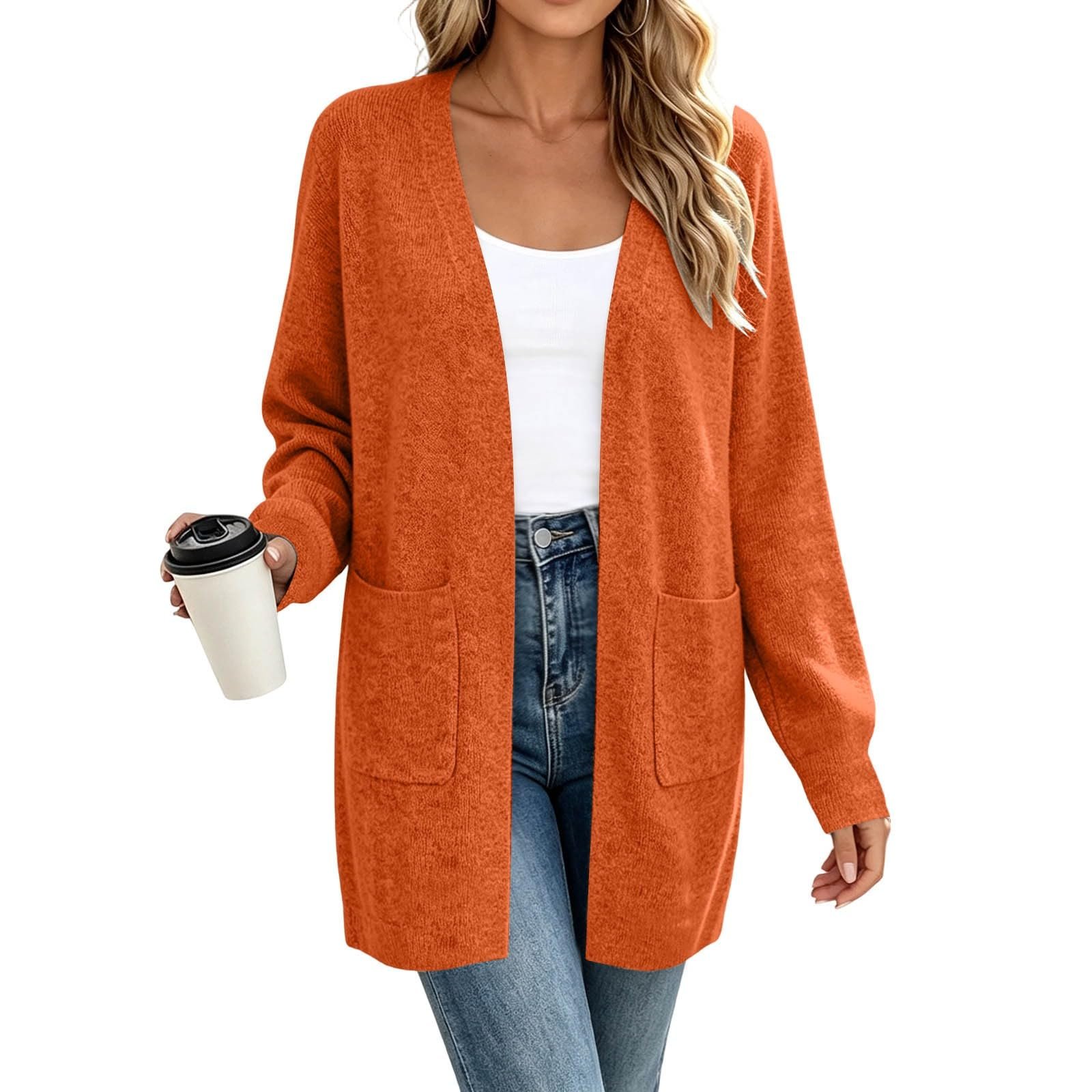 The coffee run deserved Lightweight Jacket — Zhihaihen Long Cardigans for Women Lightweight Fall Fashion Outfits 2026