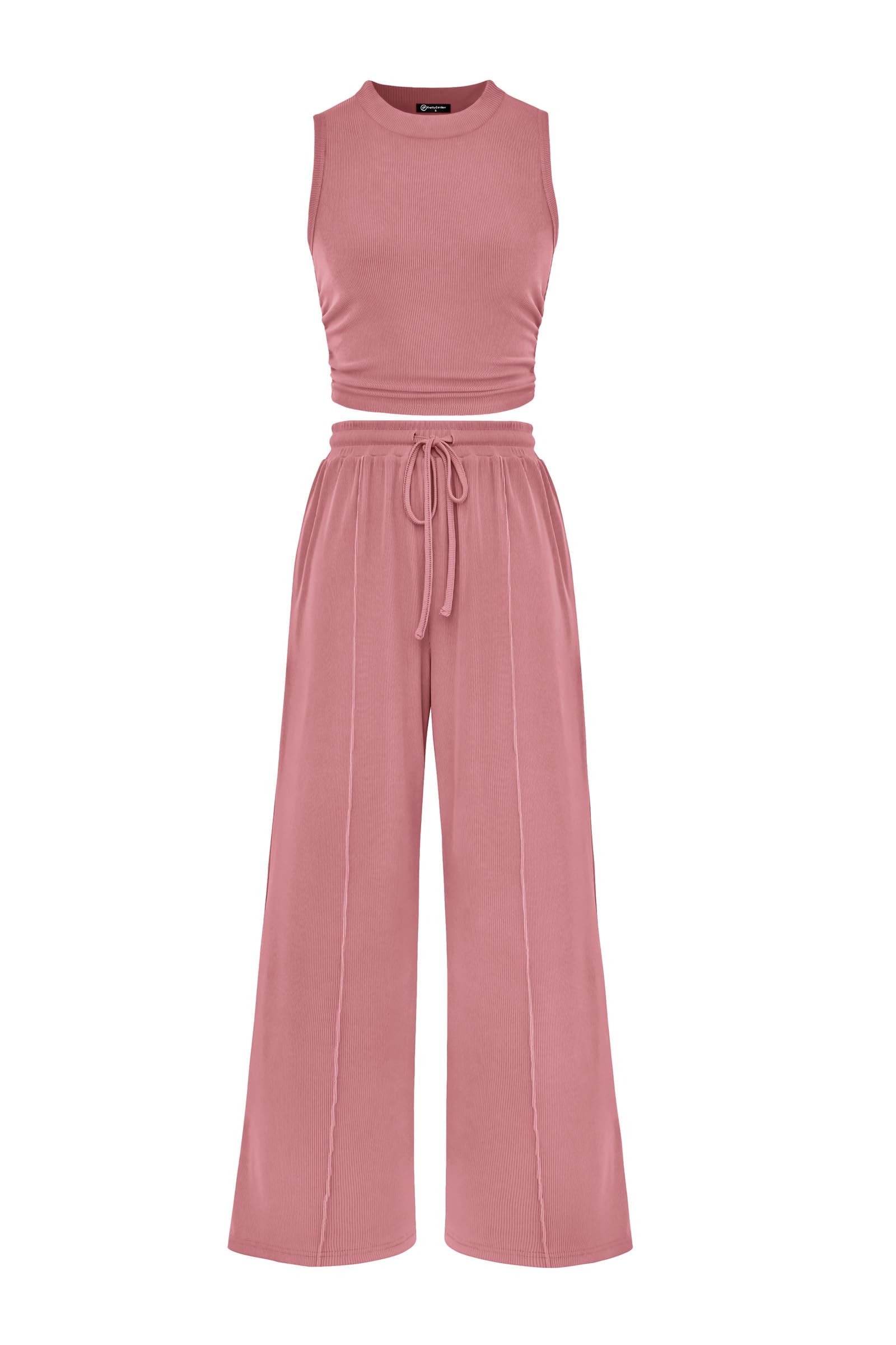 One set, zero negotiations — Prettygarden 2 Piece Travel Sets for Women Summer Casual