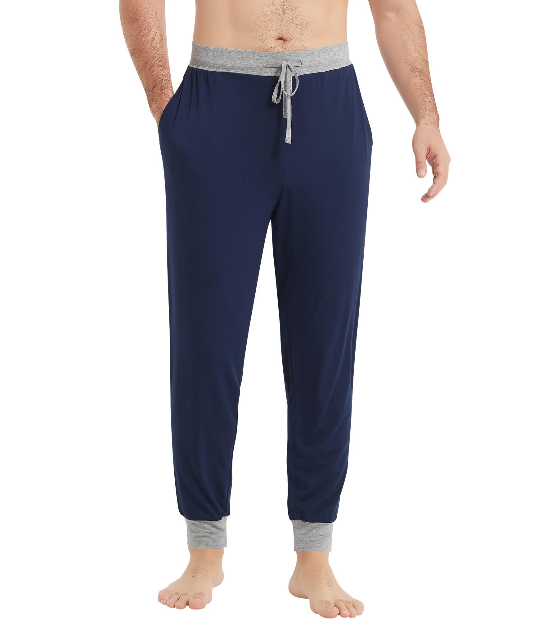 T-Shirt and Pants versus my very unorganized schedule — Nachila Men's Pajama Pants Bamboo Viscose Jogger Pants Soft Sleep Bottom