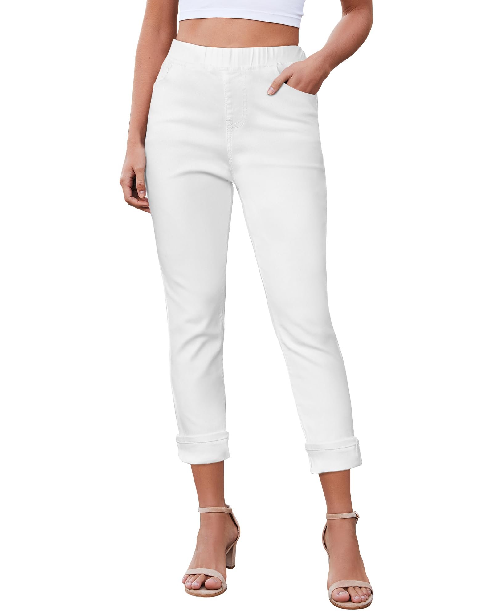 Cold front, warm welcome for Lightweight Jacket — Lookbook Store LookbookStore Women's High Waisted Capri Jeggings