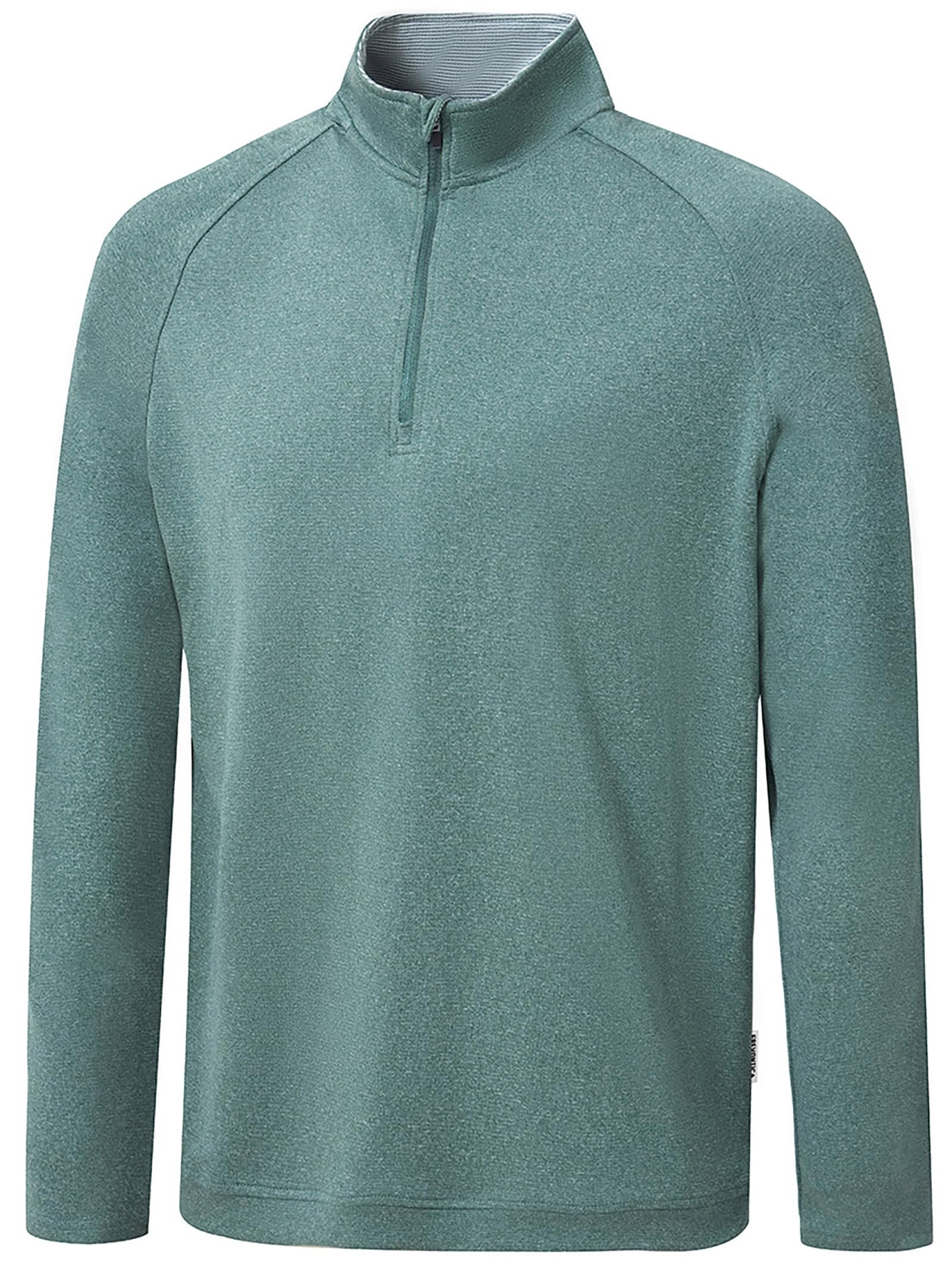 Weather report: Top remains in rotation — Frevontica Men's Quarter Zip Mock Neck Golf Pullover Moisture Wicking Top