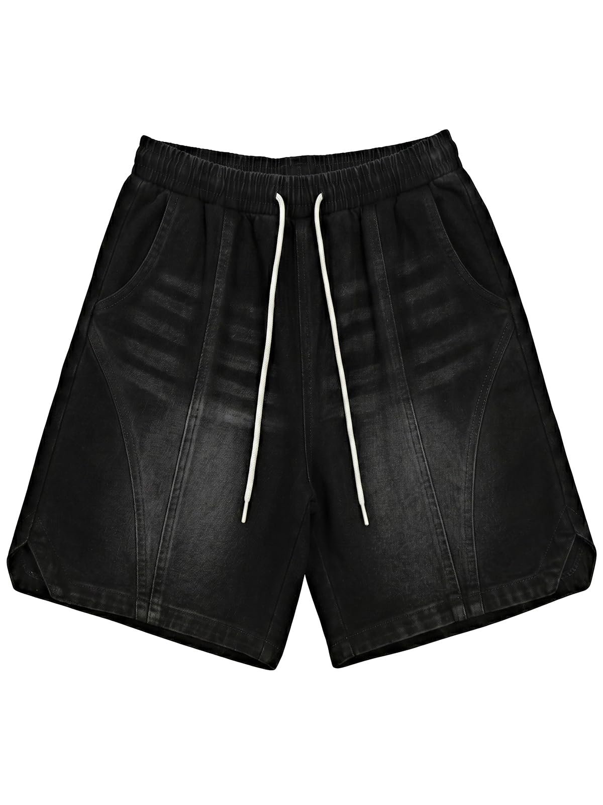 Leopard at bedtime, and I stand by it — Heyfanee Mens Baggy Jorts Y2K Loose Fit 7 Inch Inseam Hip Hop