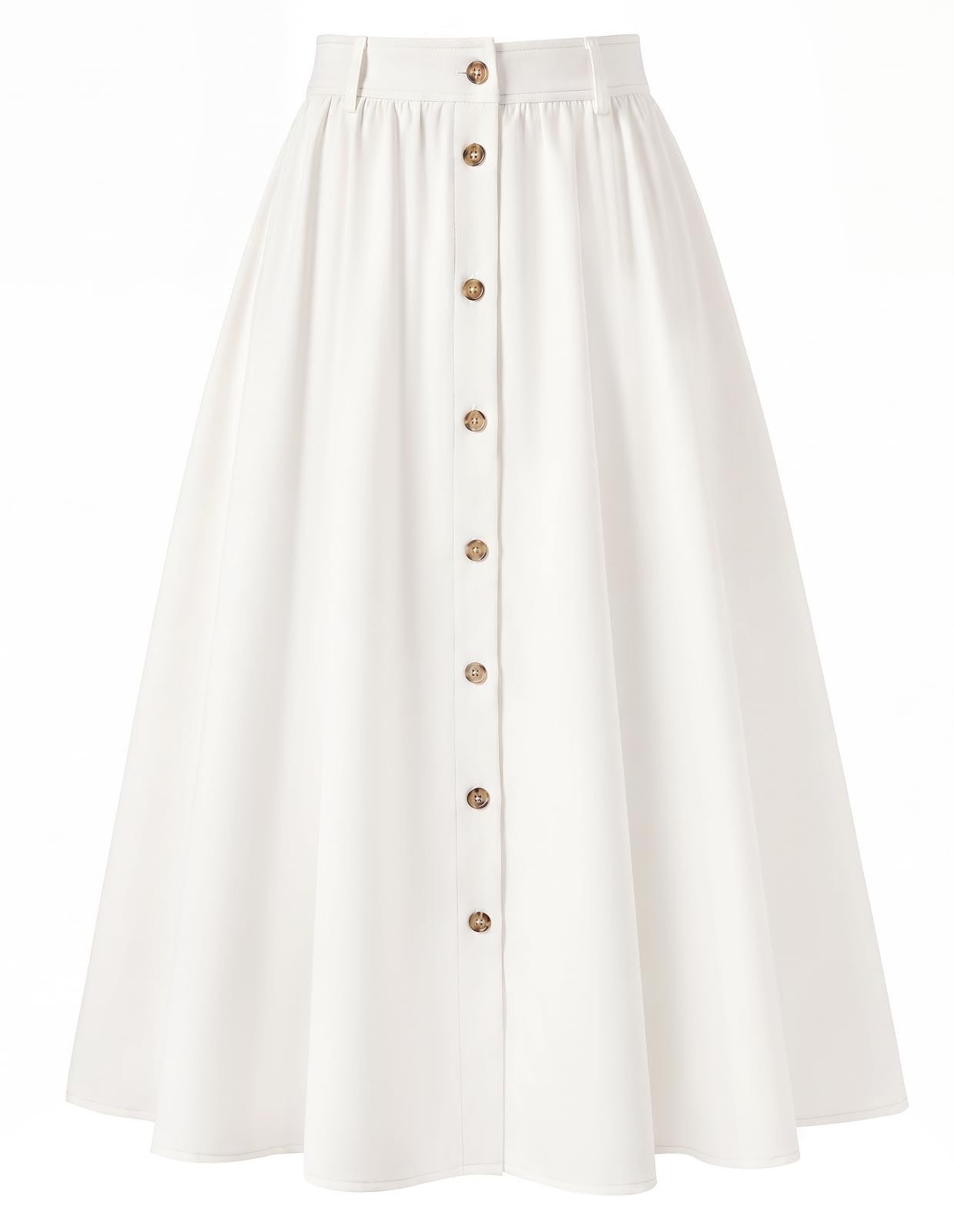 The outlook is bright for Jacket — Belle Poque Women Midi Skirts High Waisted A Line Skirt with Pockets