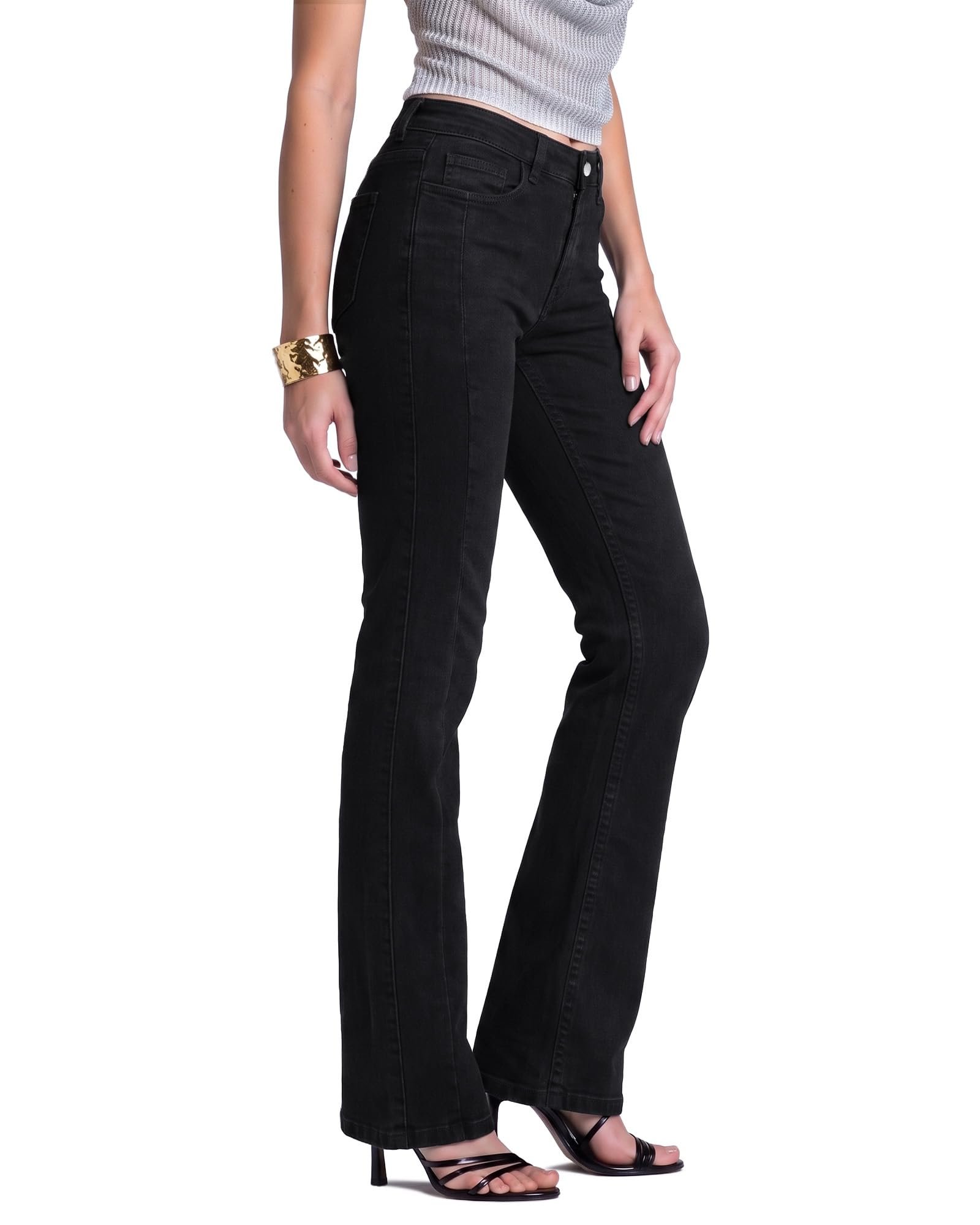 One errand, full fit check: Shirt — Grapent GARPENT Bootcut Jeans for Women Trendy High Waisted Stretchy Denim Pants