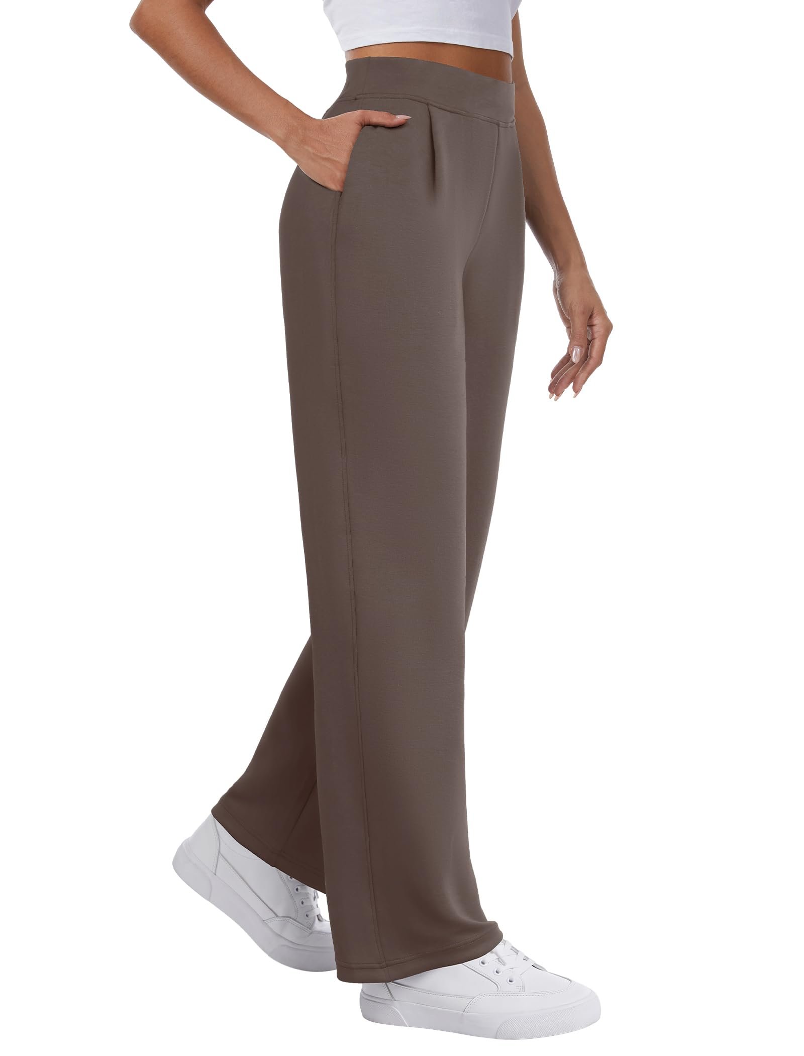 Sun out, Top on — FireSwan Women's Modal Soft Wide Leg Pants High Waist Casual Lounge Pants